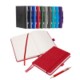 Picture of NOTES LONDON MORETTI A5 NOTEBOOK & PEN in Red