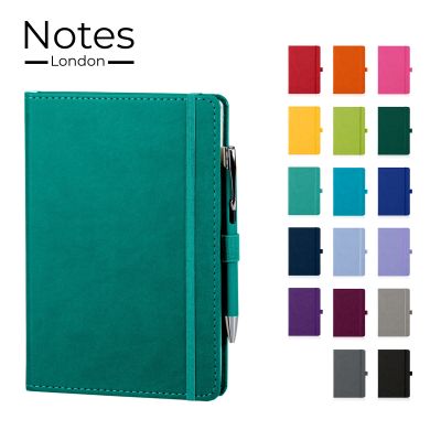 Picture of MORETTI A5 NOTE BOOK & LAGO BALL PEN SET in Teal