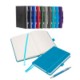 Picture of NOTES LONDON MORETTI A5 NOTEBOOK & PEN in Cyan