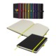 Picture of DENIRO A5 LINED SOFT TOUCH PU NOTEBOOK in Lime