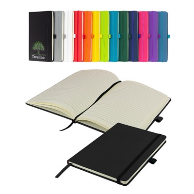 Picture of WATSON A5 VALUE-FOR-MONEY NOTEBOOK in Black.