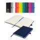 Picture of WATSON A5 BUDGET LINED SOFT TOUCH PU NOTEBOOK & PEN in Navy