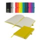 Picture of WATSON A5 BUDGET LINED SOFT TOUCH PU NOTEBOOK in Yellow