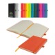 Picture of WATSON A5 BUDGET LINED SOFT TOUCH PU NOTEBOOK in Orange