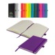 Picture of WATSON A5 BUDGET LINED SOFT TOUCH PU NOTEBOOK in Purple