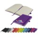 Picture of FULL COLOUR PRINTED WATSON A5 BUDGET LINED SOFT TOUCH PU NOTE BOOK in Purple