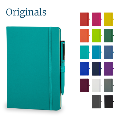 Picture of WATSON A5 NOTE BOOK & WRIGHT BALL PEN SET in Teal