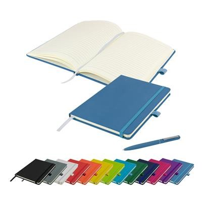 Picture of WATSON A5 VALUE-FOR-MONEY NOTE BOOK & PEN in Teal.