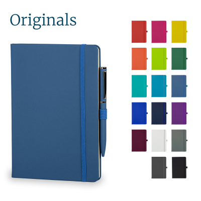 Picture of WATSON A5 NOTE BOOK & WRIGHT BALL PEN SET in Light Blue