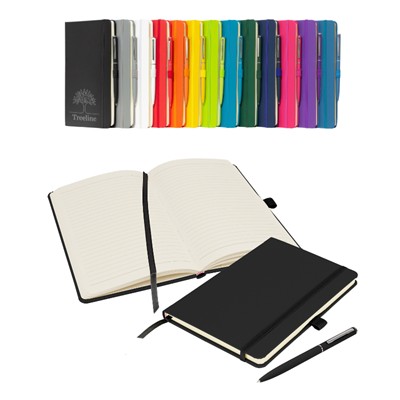 Picture of WATSON A5 BUDGET LINED SOFT TOUCH PU NOTEBOOK