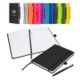 Picture of NOTES LONDON WILSON BLANCO A5 NOTEBOOK & PEN in Black