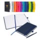 Picture of NOTES LONDON WILSON BLANCO A5 NOTEBOOK & PEN in Navy