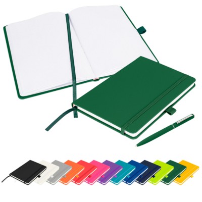 Picture of NOTES LONDON – WILSON BLANCO A5 FSC NOTE BOOK & PEN SET in Green