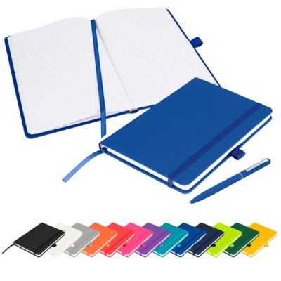 Picture of NOTES LONDON – WILSON BLANCO A5 FSC NOTE BOOK in Blue.