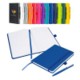 Picture of NOTES LONDON WILSON BLANCO A5 NOTEBOOK & PEN in Blue