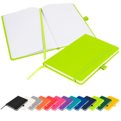 Picture of NOTES LONDON – WILSON BLANCO A5 FSC NOTE BOOK & PEN SET in Lime.