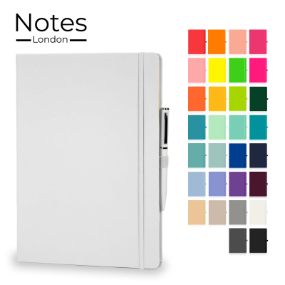 Picture of WILSON A4 NOTE BOOK & WRIGHT BALL PEN SET in White