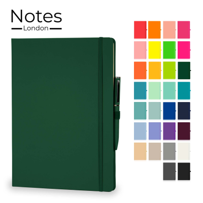 Picture of WILSON A4 NOTE BOOK & WRIGHT BALL PEN SET in Green