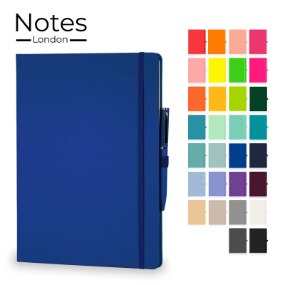 Picture of WILSON A4 NOTE BOOK & WRIGHT BALL PEN SET in Blue