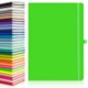 Picture of WILSON A4 NOTE BOOK in Neon Fluorescent Green