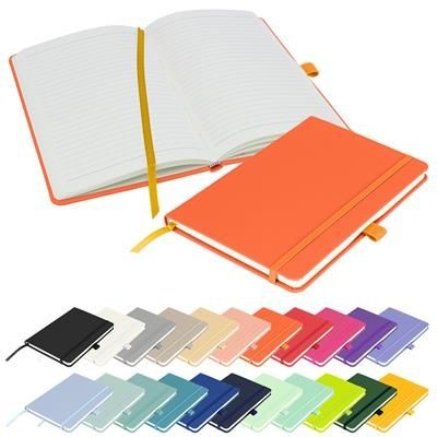 Picture of FULL COLOUR PRINTED NOTES LONDON - WILSON A5 FSC NOTE BOOK in Orange