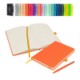 Picture of NOTES LONDON WILSON A5 NOTEBOOK & PEN in Orange
