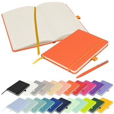 Picture of FULL COLOUR PRINTED NOTES LONDON - WILSON A5 PREMIUM NOTE BOOK in Orange.
