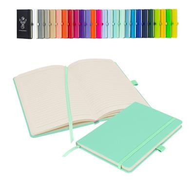 Picture of NOTES LONDON WILSON A5 NOTEBOOK in Pastel Aqua Marine