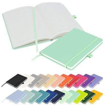 Picture of FULL COLOUR PRINTED NOTES LONDON - WILSON A5 FSC NOTE BOOK in Pastel Aqua Marine