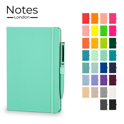 Picture of WILSON A5 NOTE BOOK in Pastel Aqua Marine