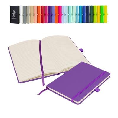 Picture of NOTES LONDON WILSON A5 NOTEBOOK in Purple