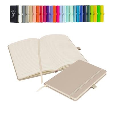 Picture of NOTES LONDON WILSON A5 NOTEBOOK in Pastel Mushroom