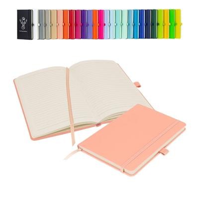 Picture of NOTES LONDON WILSON A5 NOTEBOOK in Pastel Pink