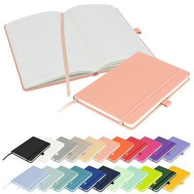 Picture of NOTES LONDON - WILSON A5 FSC NOTEBOOK in Pastel Pink.