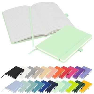Picture of DEBOSSED NOTES LONDON - WILSON A5 FSC NOTE BOOK in Pastel Mints