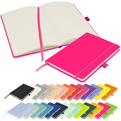 Picture of NOTES LONDON - WILSON A5 NOTE BOOK in Neon Fluorescent Pink