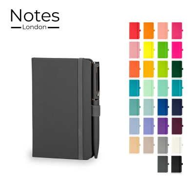 Picture of WILSON A6 NOTE BOOK & WRIGHT BALL PEN SET in Dark Grey