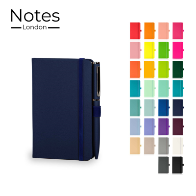 Picture of WILSON A6 NOTE BOOK & WRIGHT BALL PEN SET in Navy