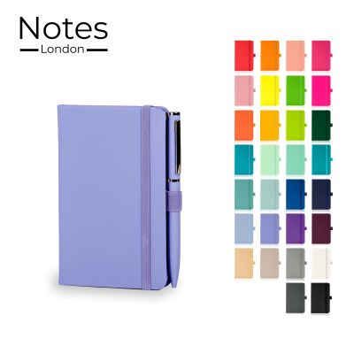 Picture of WILSON A6 NOTE BOOK & WRIGHT BALL PEN SET in Pastel Purple