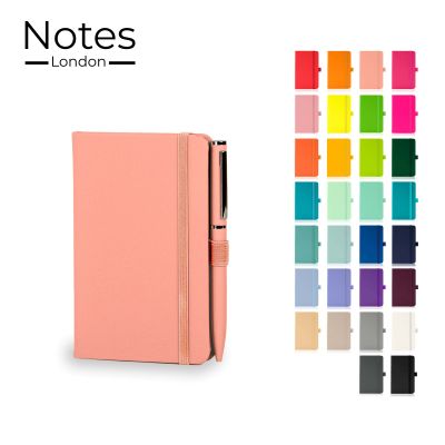 Picture of WILSON A6 NOTE BOOK & WRIGHT BALL PEN SET in Pastel Pink