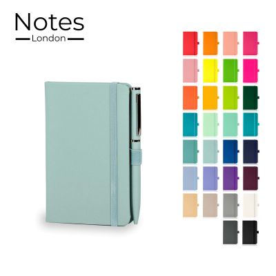 Picture of WILSON A6 NOTE BOOK & WRIGHT BALL PEN SET in Pastel Celeste