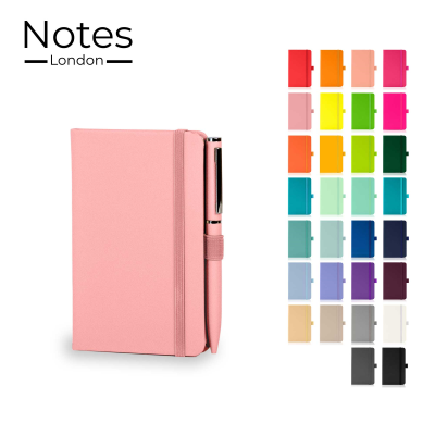 Picture of WILSON A6 NOTE BOOK & WRIGHT BALL PEN SET in Baby Pink (Wil)