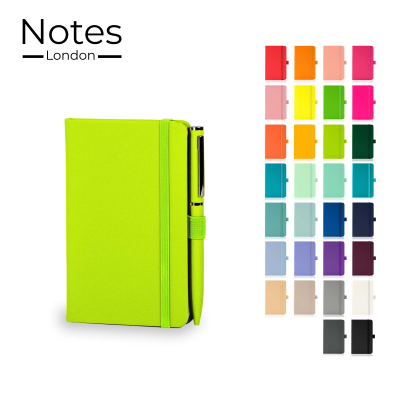 Picture of WILSON A6 NOTE BOOK & WRIGHT BALL PEN SET in Lime