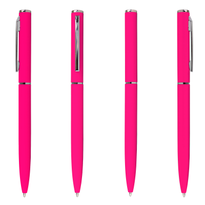 Picture of WRIGHT BALL PEN in Neon Fluorescent Pink.