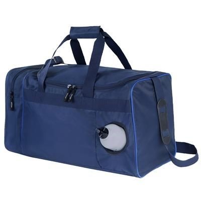 Picture of CANNES SPORTS HOLDALL OR OVERNIGHT TRAVEL BAG in French Navy & Royal.