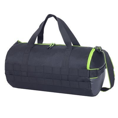 Picture of OLYMPIA SPORTS BAG in Black / Lime Green