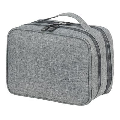 Picture of SEVILLE ACCESSORIES AND TOILETRY POUCH in Pale Grey Mélange