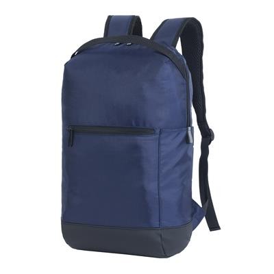 Picture of NELSON HANDY BACKPACK RUCKSACK in Navy & Black.