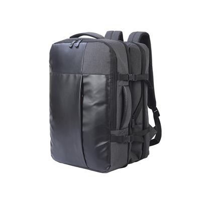 Picture of VIENNA OVERNIGHT LAPTOP BACKPACK in Black.