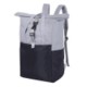 Picture of RUBY ROLL-UP LAPTOP BACKPACK in Black/ Grey